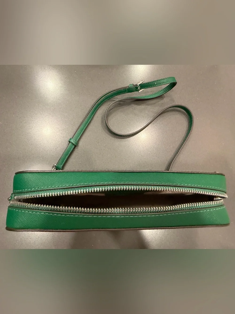 Michael Kors Emerald Green Jet Set Travel Large Crossbody